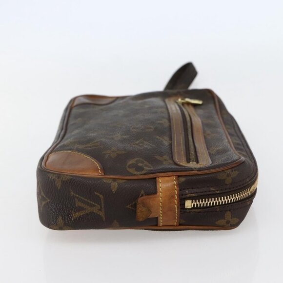 LOUIS VUITTON Monogram Marly Dragonne GM Clutch Bag M51825 LV Auth gh849 - Picture 5 of 16